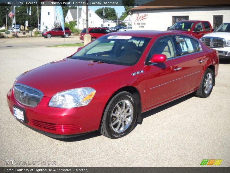 Crimson Pearl Tintcoat / Cocoa/Cashmere 2007 Buick Lucerne CXL