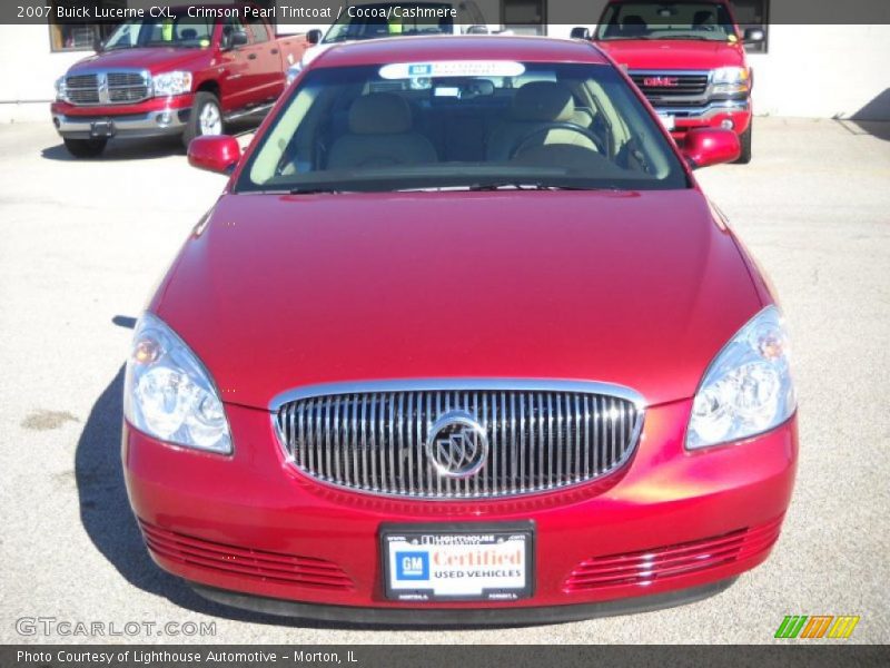 Crimson Pearl Tintcoat / Cocoa/Cashmere 2007 Buick Lucerne CXL