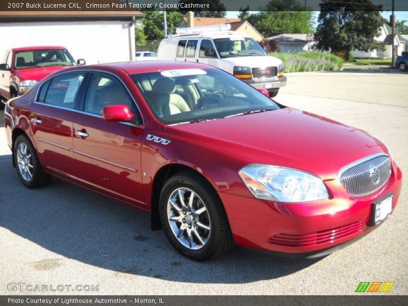 Crimson Pearl Tintcoat / Cocoa/Cashmere 2007 Buick Lucerne CXL