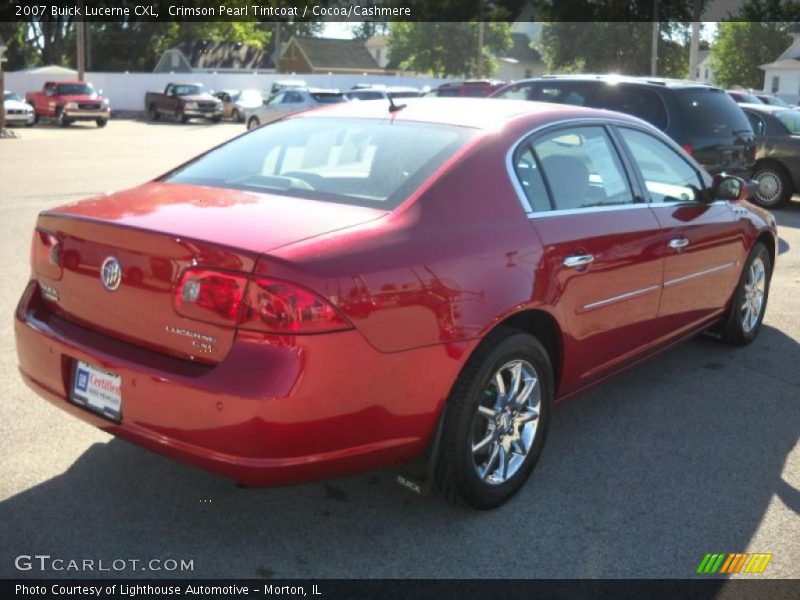Crimson Pearl Tintcoat / Cocoa/Cashmere 2007 Buick Lucerne CXL