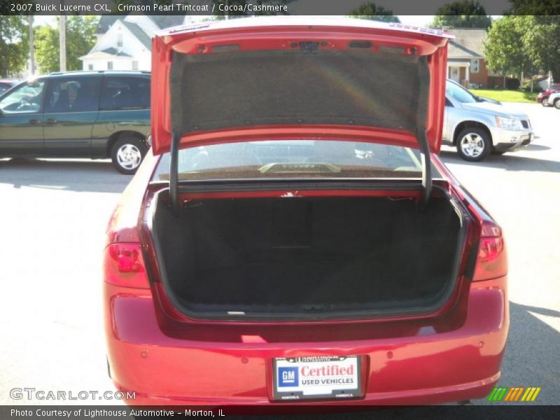 Crimson Pearl Tintcoat / Cocoa/Cashmere 2007 Buick Lucerne CXL