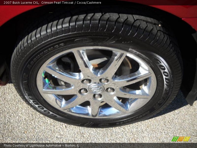 Crimson Pearl Tintcoat / Cocoa/Cashmere 2007 Buick Lucerne CXL