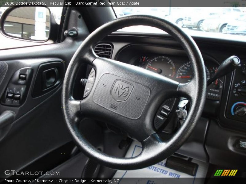 Dark Garnet Red Pearl Coat / Agate 2000 Dodge Dakota SLT Regular Cab