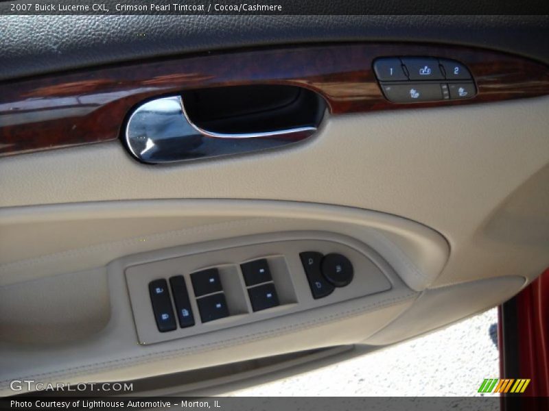 Crimson Pearl Tintcoat / Cocoa/Cashmere 2007 Buick Lucerne CXL