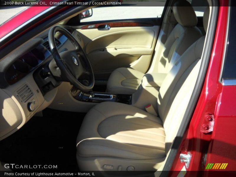 Crimson Pearl Tintcoat / Cocoa/Cashmere 2007 Buick Lucerne CXL