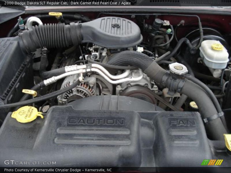 Dark Garnet Red Pearl Coat / Agate 2000 Dodge Dakota SLT Regular Cab