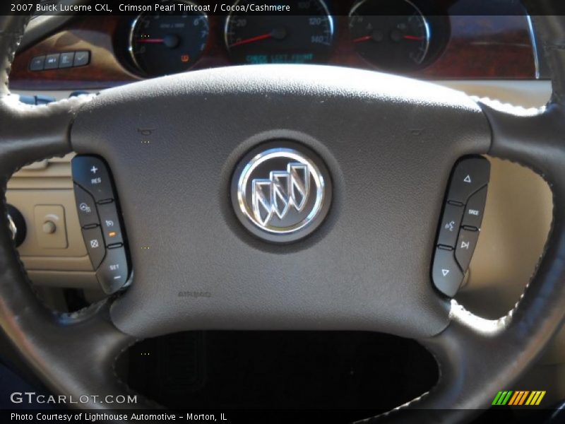 Crimson Pearl Tintcoat / Cocoa/Cashmere 2007 Buick Lucerne CXL