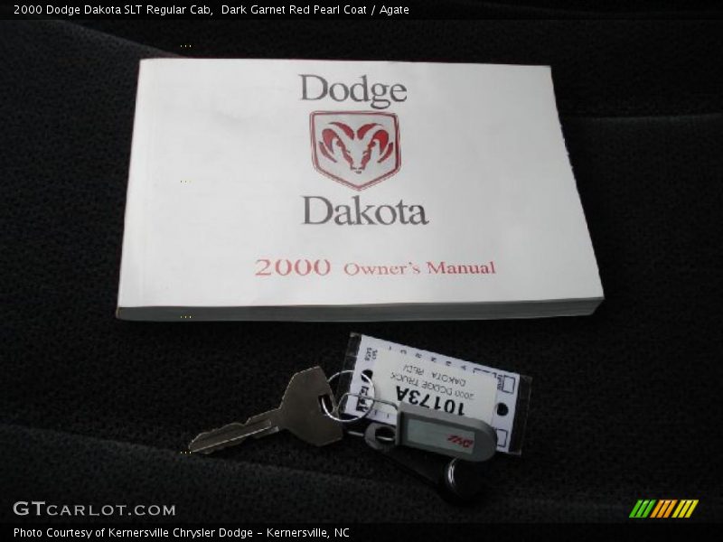 Dark Garnet Red Pearl Coat / Agate 2000 Dodge Dakota SLT Regular Cab