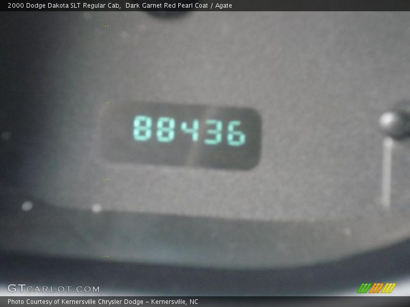 Dark Garnet Red Pearl Coat / Agate 2000 Dodge Dakota SLT Regular Cab