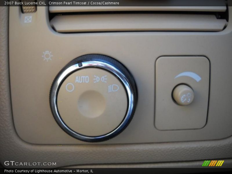 Crimson Pearl Tintcoat / Cocoa/Cashmere 2007 Buick Lucerne CXL