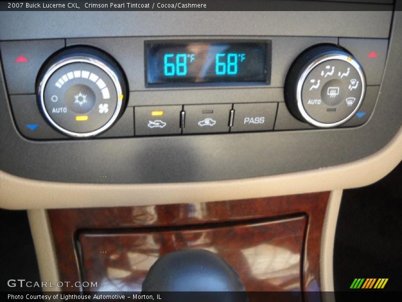 Crimson Pearl Tintcoat / Cocoa/Cashmere 2007 Buick Lucerne CXL