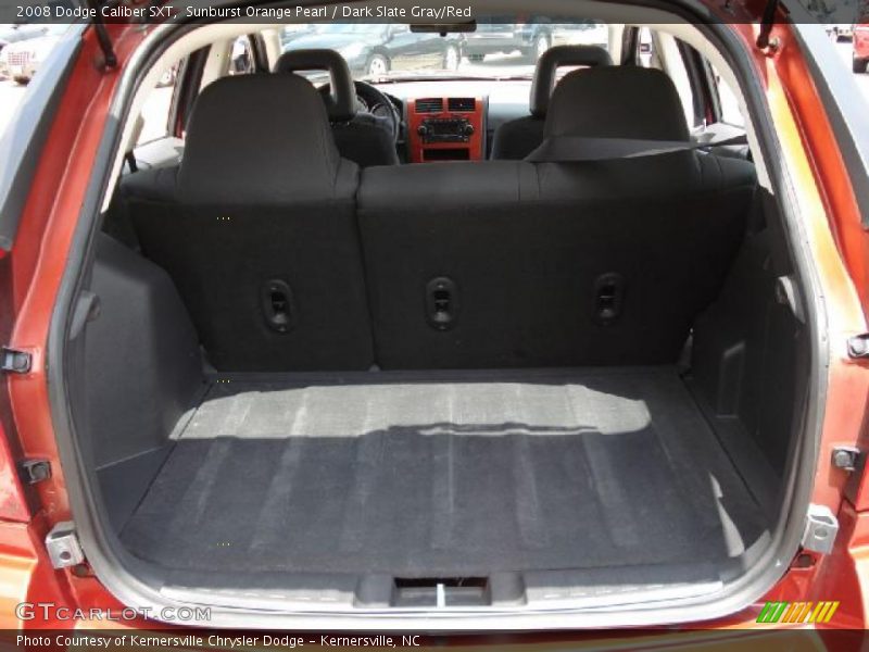 Sunburst Orange Pearl / Dark Slate Gray/Red 2008 Dodge Caliber SXT