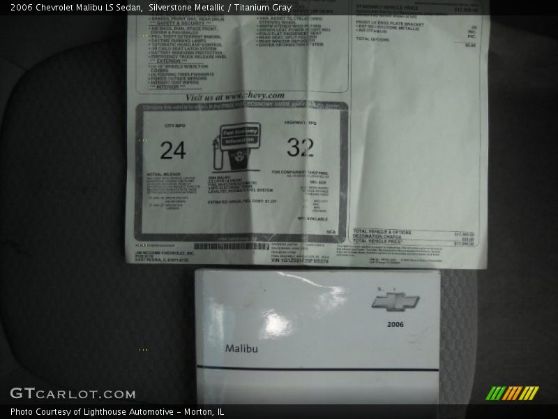 Silverstone Metallic / Titanium Gray 2006 Chevrolet Malibu LS Sedan
