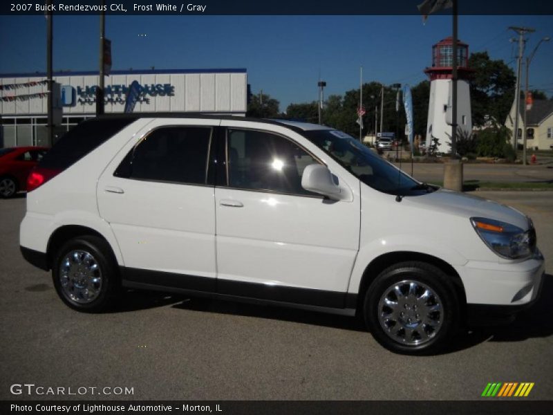 Frost White / Gray 2007 Buick Rendezvous CXL