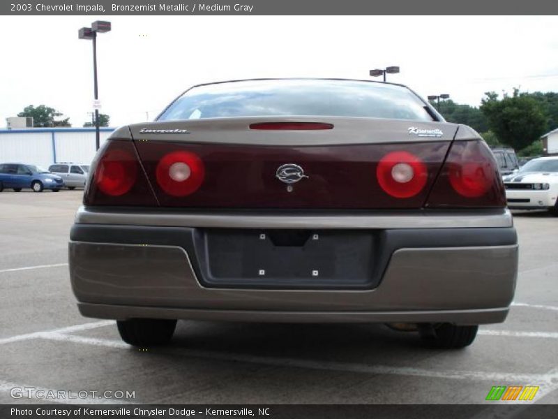 Bronzemist Metallic / Medium Gray 2003 Chevrolet Impala