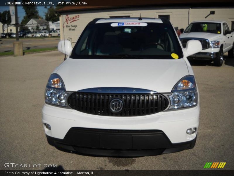 Frost White / Gray 2007 Buick Rendezvous CXL