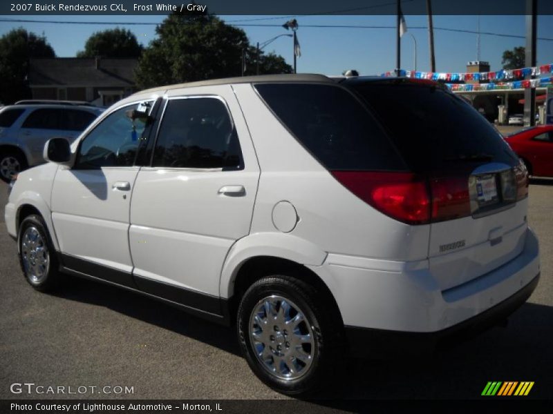 Frost White / Gray 2007 Buick Rendezvous CXL