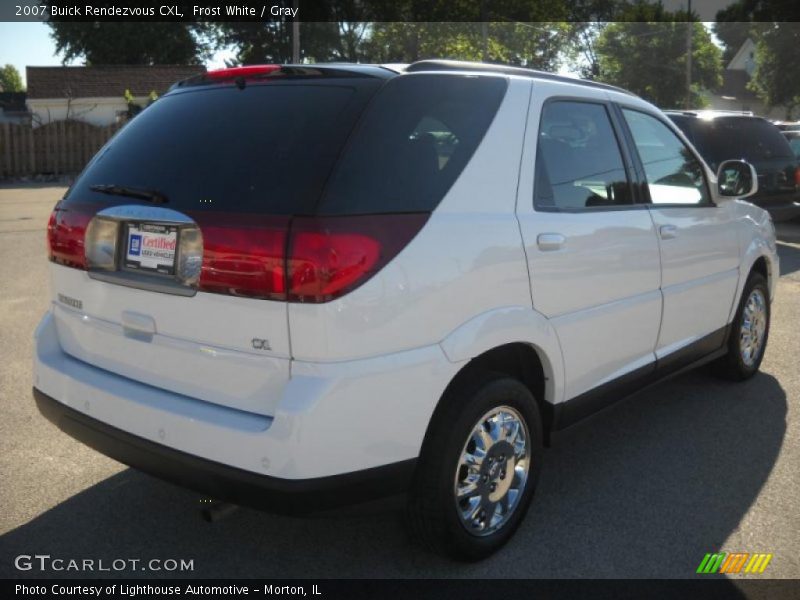 Frost White / Gray 2007 Buick Rendezvous CXL