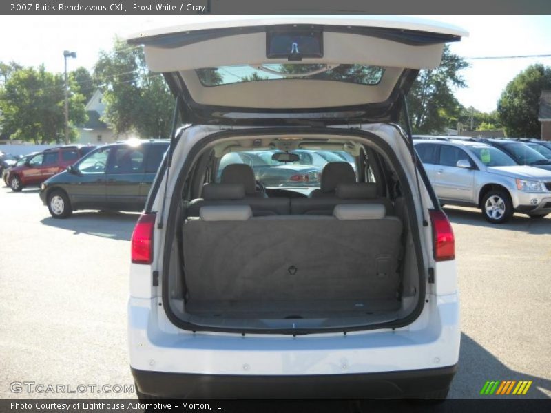 Frost White / Gray 2007 Buick Rendezvous CXL