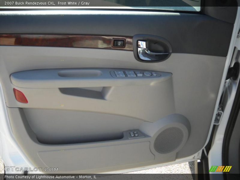 Frost White / Gray 2007 Buick Rendezvous CXL