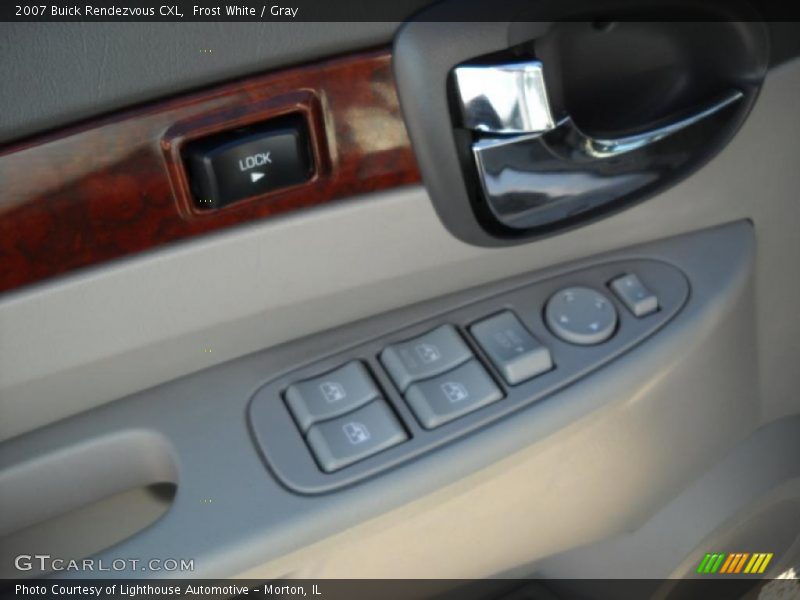 Frost White / Gray 2007 Buick Rendezvous CXL