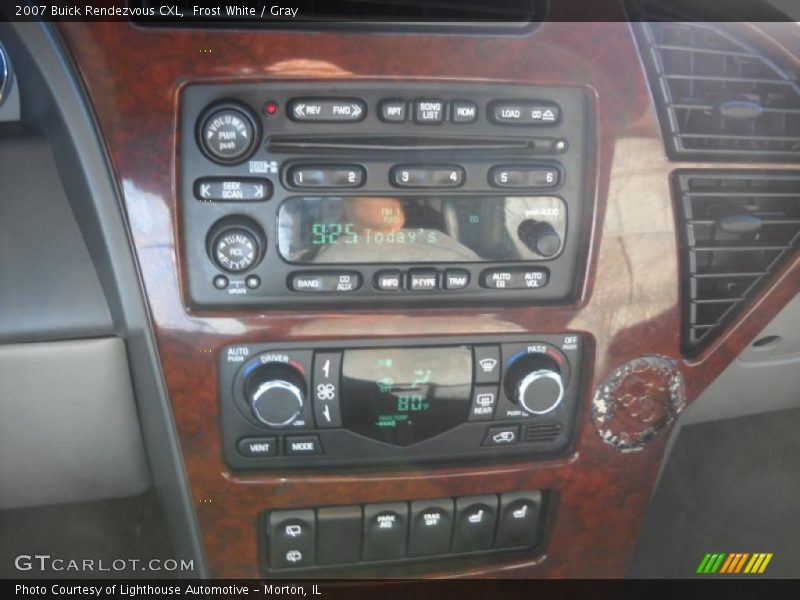 Frost White / Gray 2007 Buick Rendezvous CXL