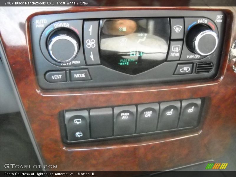 Frost White / Gray 2007 Buick Rendezvous CXL