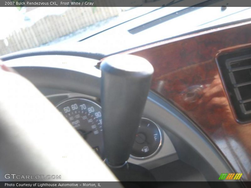 Frost White / Gray 2007 Buick Rendezvous CXL