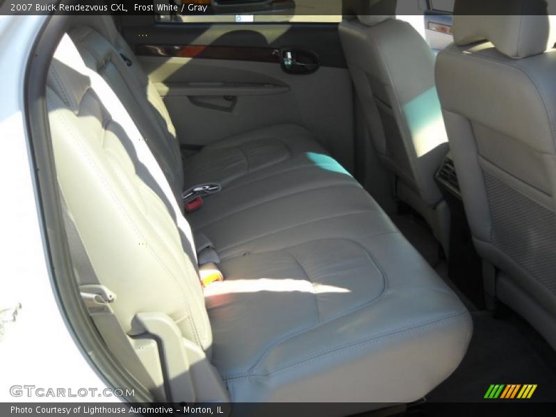 Frost White / Gray 2007 Buick Rendezvous CXL