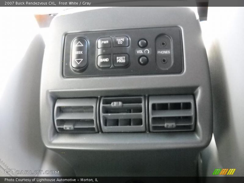 Frost White / Gray 2007 Buick Rendezvous CXL