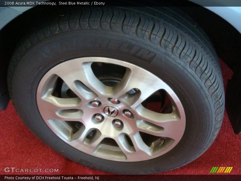 Steel Blue Metallic / Ebony 2008 Acura MDX Technology