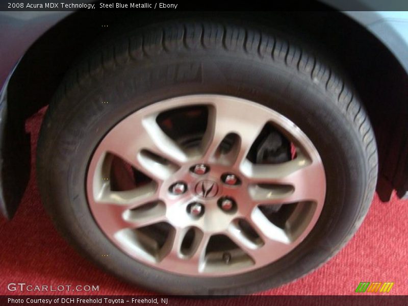 Steel Blue Metallic / Ebony 2008 Acura MDX Technology