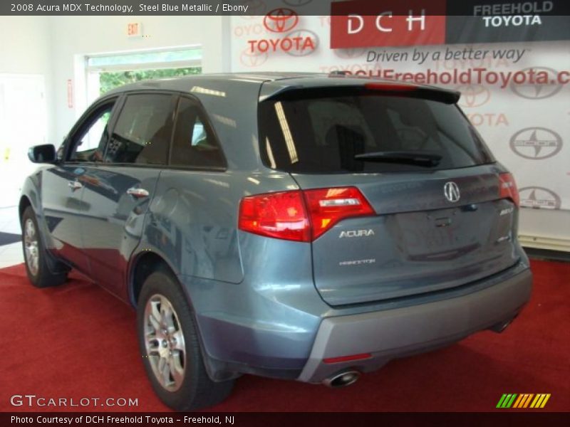 Steel Blue Metallic / Ebony 2008 Acura MDX Technology