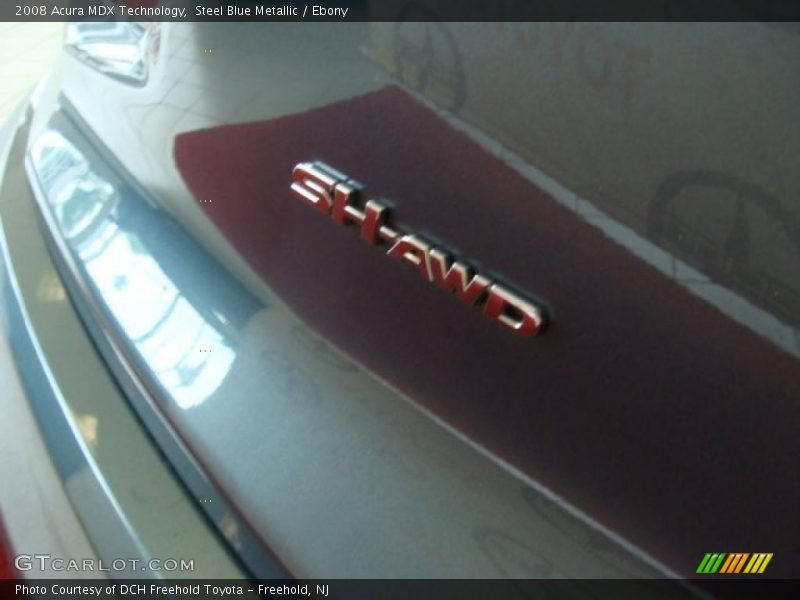 Steel Blue Metallic / Ebony 2008 Acura MDX Technology