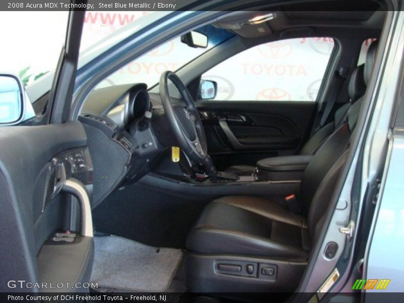 Steel Blue Metallic / Ebony 2008 Acura MDX Technology