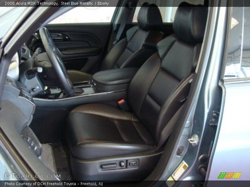 Steel Blue Metallic / Ebony 2008 Acura MDX Technology