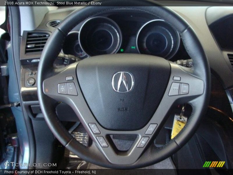 Steel Blue Metallic / Ebony 2008 Acura MDX Technology