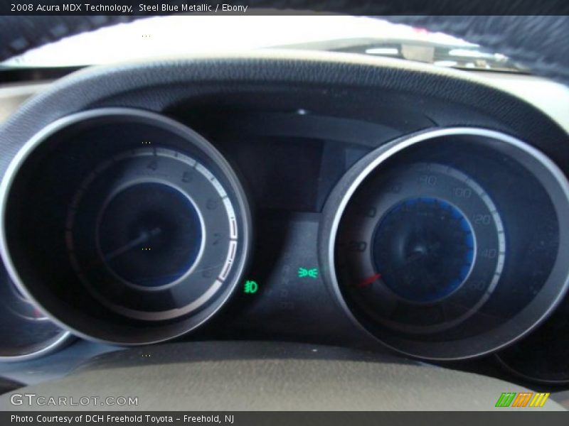 Steel Blue Metallic / Ebony 2008 Acura MDX Technology