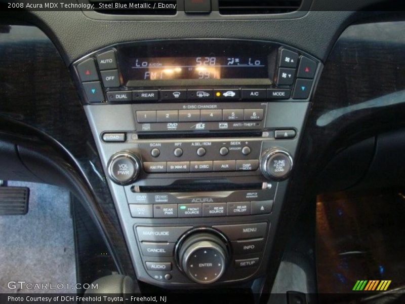Steel Blue Metallic / Ebony 2008 Acura MDX Technology