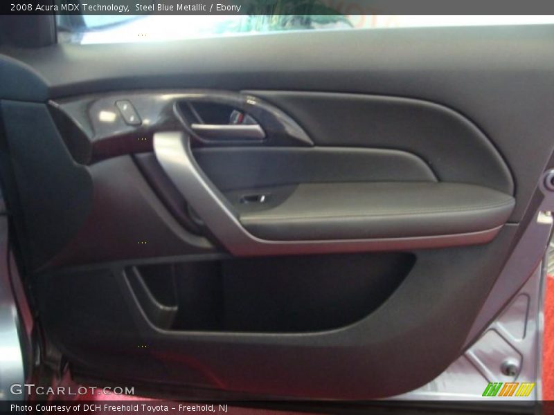 Steel Blue Metallic / Ebony 2008 Acura MDX Technology