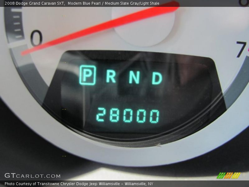Modern Blue Pearl / Medium Slate Gray/Light Shale 2008 Dodge Grand Caravan SXT
