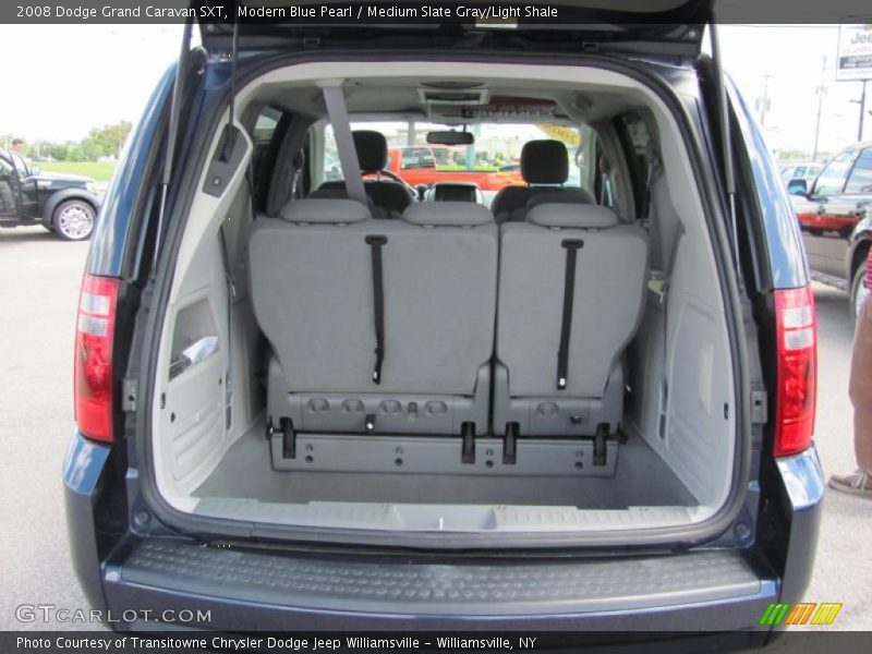 Modern Blue Pearl / Medium Slate Gray/Light Shale 2008 Dodge Grand Caravan SXT