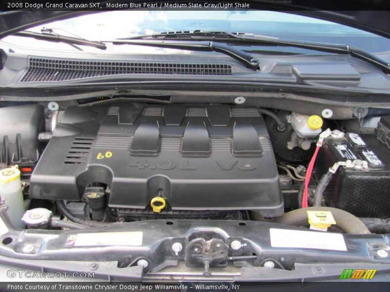 Modern Blue Pearl / Medium Slate Gray/Light Shale 2008 Dodge Grand Caravan SXT