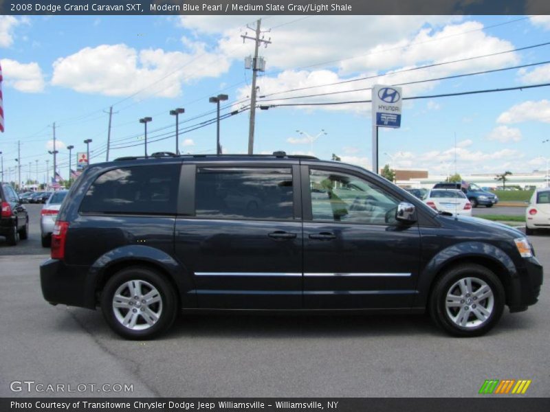 Modern Blue Pearl / Medium Slate Gray/Light Shale 2008 Dodge Grand Caravan SXT