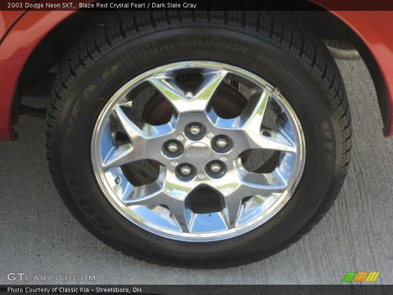 Blaze Red Crystal Pearl / Dark Slate Gray 2003 Dodge Neon SXT