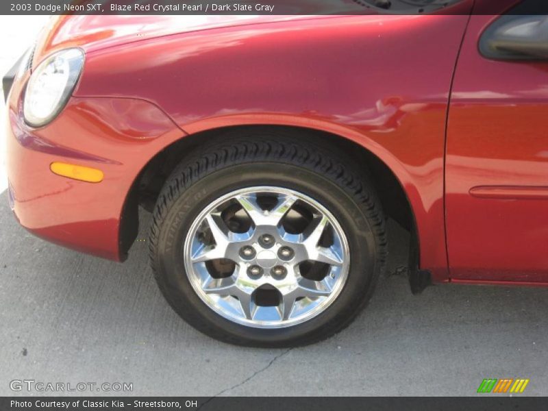 Blaze Red Crystal Pearl / Dark Slate Gray 2003 Dodge Neon SXT