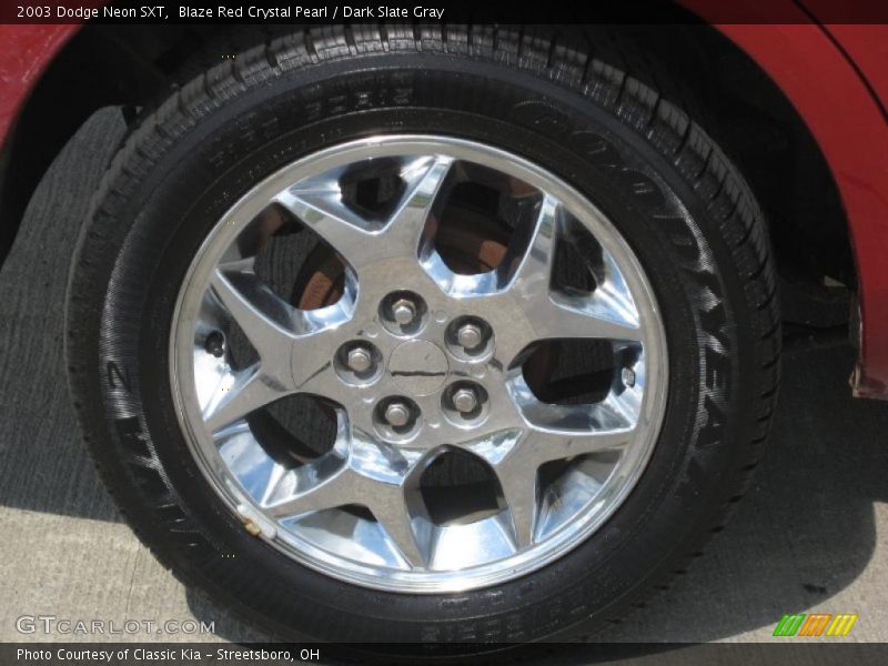 Blaze Red Crystal Pearl / Dark Slate Gray 2003 Dodge Neon SXT