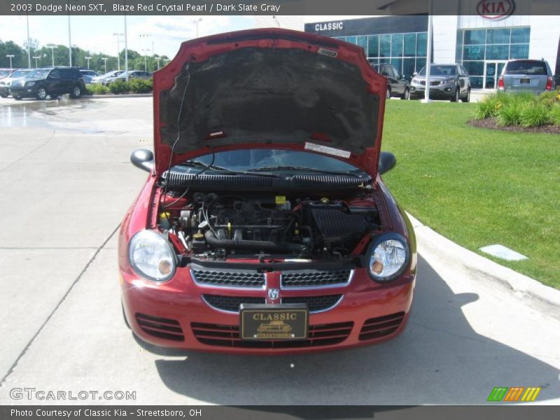 Blaze Red Crystal Pearl / Dark Slate Gray 2003 Dodge Neon SXT