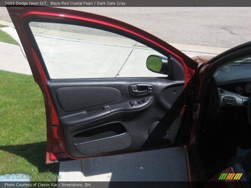 Blaze Red Crystal Pearl / Dark Slate Gray 2003 Dodge Neon SXT