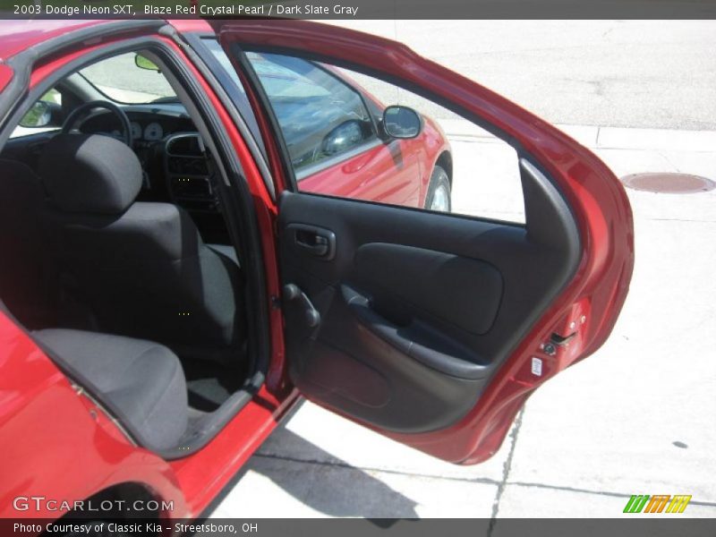 Blaze Red Crystal Pearl / Dark Slate Gray 2003 Dodge Neon SXT